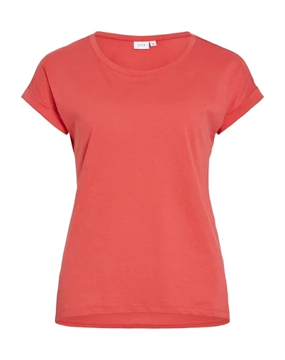 Vila - VIDreamers New Pure T-shirt - Hibiscus